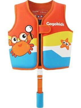 Toddler Swim Vest Floaties - Adjustable Swimming Jacket for Pool Fun 33-125 lbs
